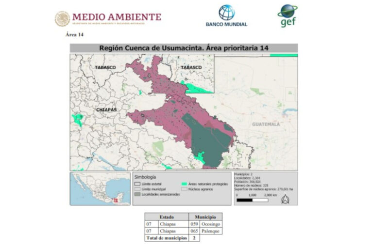 Cinco municipios de Chiapas se beneficiarán con TPS