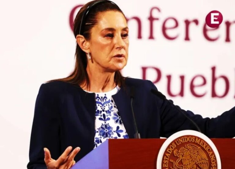 Sheinbaum rechaza spots de EU contra migrantes; alista reforma para prohibirlos