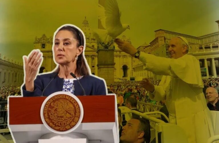 Es una pérdida dolorosa: Sheinbaum tras muerte del Papa Francisco