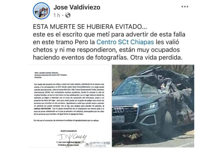 Lamentan automovilistas que SCT no atiende demandas para evitar tragedias en carretera de Coita
