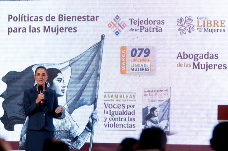 Inicia Red Nacional de tejedoras de la patria: Claudia Sheinbaum