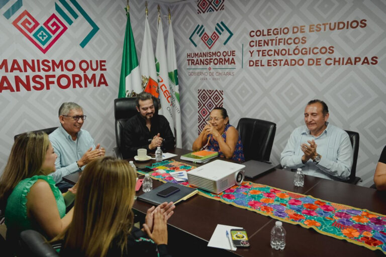 Cecytech y TBC, junto al secretario de Educación, dan seguimiento al programa Chiapas Puede