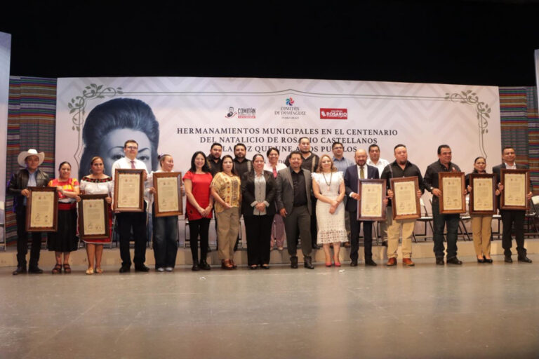 Comitán y San Cristóbal firman hermanamiento en honor al centenario de Rosario Castellanos