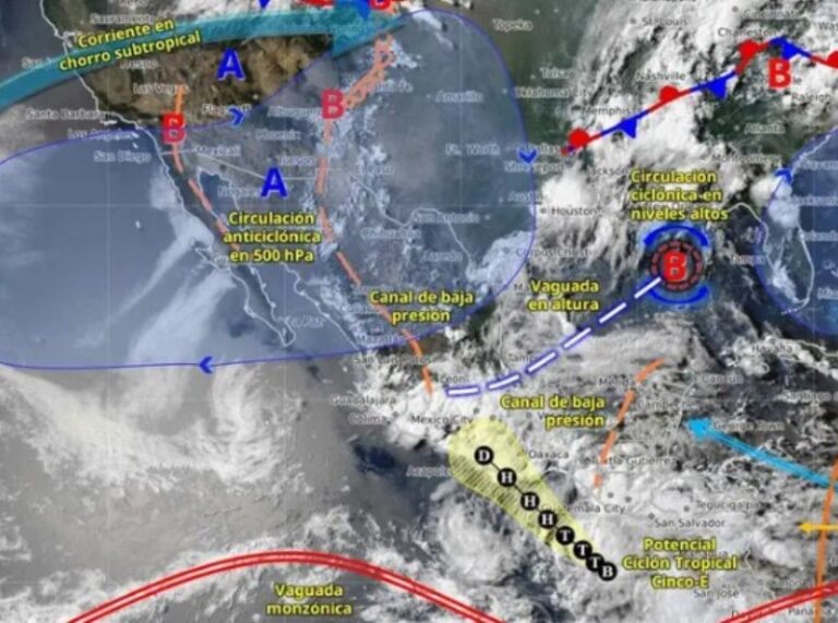 Clima en México este 17 de junio de 2025: Prevén más lluvias por ciclón tropical