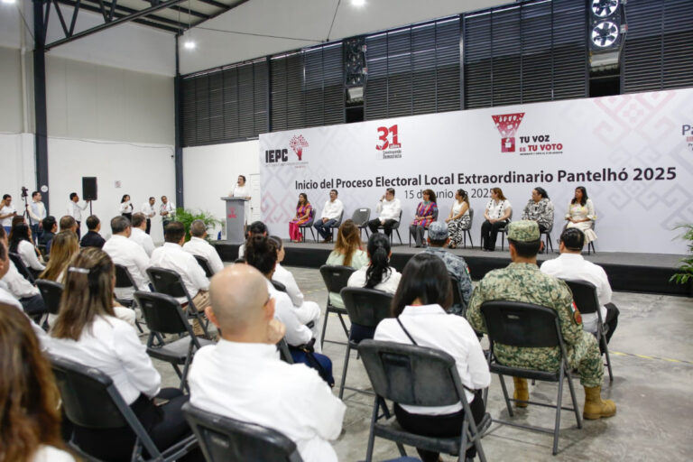 Poder Judicial del Estado participa en el Inicio del Proceso Local Extraordinario Pantelhó 2025