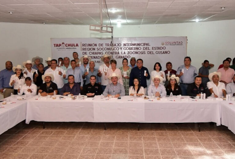 Chiapas enfrenta con responsabilidad la amenaza del gusano barrenador del ganado: Barba Arrocha