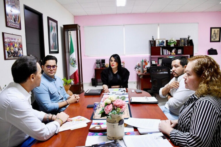 Sostiene reunión de trabajo titular de la SAyBG con el diputado Juan Marcos Trinidad