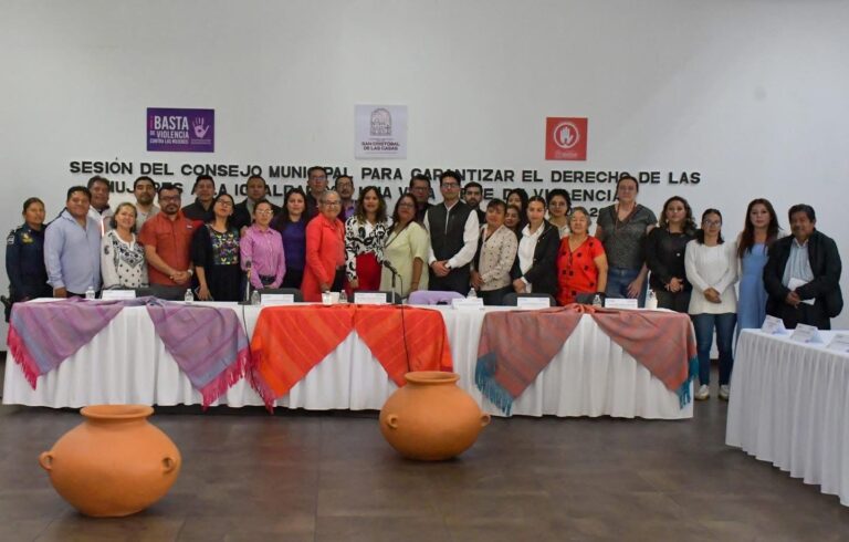Ayuntamiento de SCLC realiza sesión del Consejo Municipal para garantizar los derechos de las mujeres