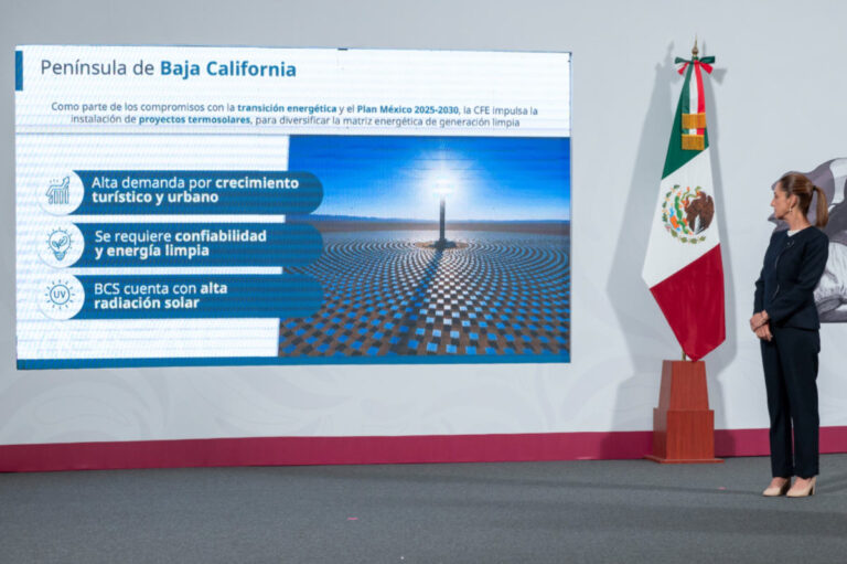 México a la vanguardia: CFE construirá 2 centrales termosolares en BCS
