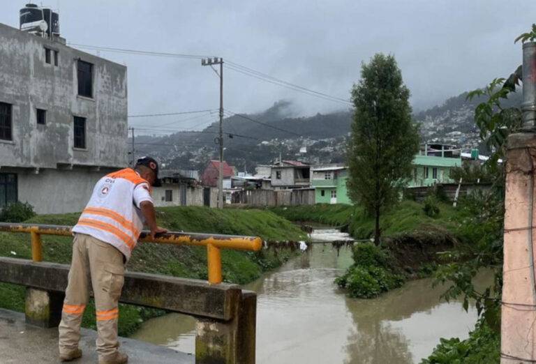 Protección Civil supervisa ríos y zonas de riesgo en San Cristóbal tras intensas lluvias