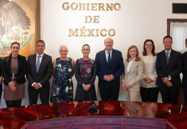 Claudia Sheinbaum se reúne con presidente del Banco Interamericano de Desarrollo