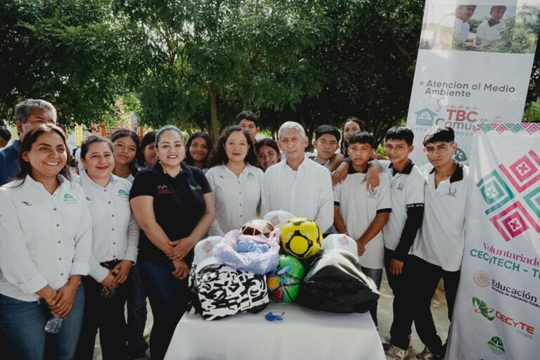 Con la Brigada de Salud 2025, Telebachillerato Comunitario impulsa responsabilidad social