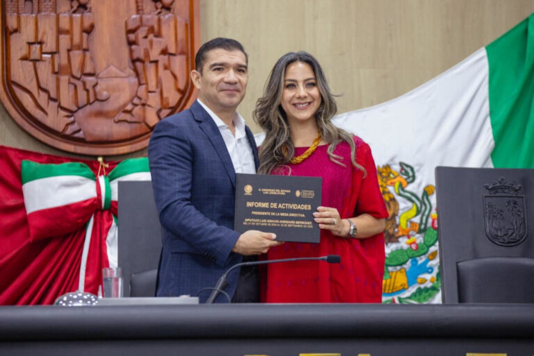Diputada Alejandra Gómez Mendoza asume presidencia de la Mesa Directiva