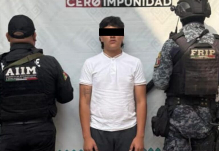 Por violación, FGE y SSP aprehenden a presunto responsable