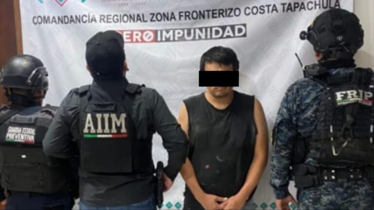 FGE y SSP aprehenden a presunto responsable de lesiones y violencia familiar