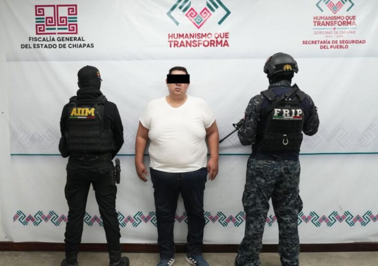 En coordinación con los Ejércitos de México y Guatemala, PNC, FGE y SSP detienen a presunto líder criminal