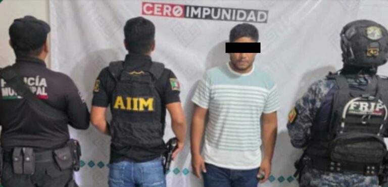 FGE y SSP aprehenden a presunto responsable de robo agravado