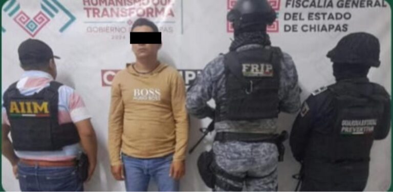 FGE y SSP aprehenden a presunto responsable de violación