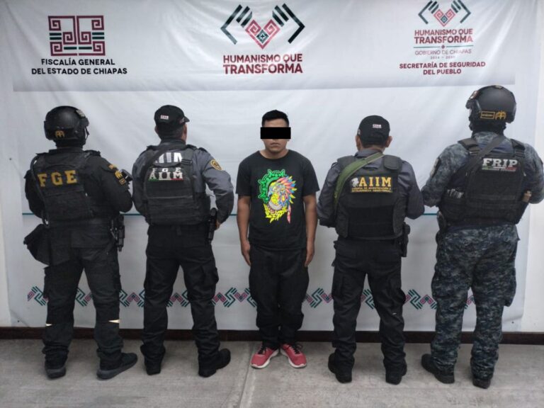AIIM y FRIP aprehenden a presunto responsable de homicidio calificado