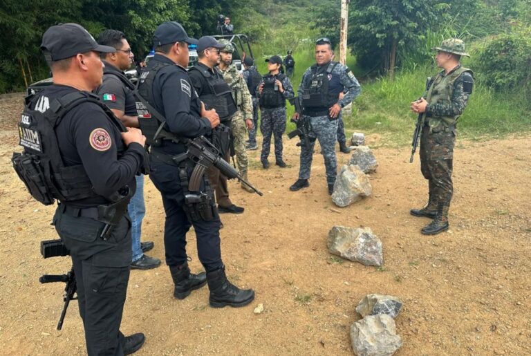 Grupo Interinstitucional brinda seguridad en la Sierra de Chiapas