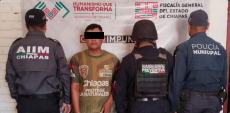AIIM, GEP y PM aprehenden a presunto responsable de pederastia agravada
