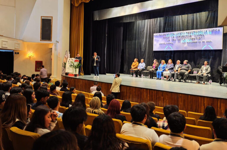 Poder Judicial del Estado impulsa cultura jurídica a jóvenes de Chiapas