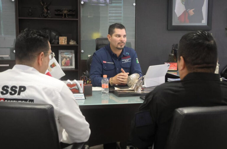 Secretario de SSP sostiene reunión de trabajo para fortalecer las estrategias de seguridad en Chiapas