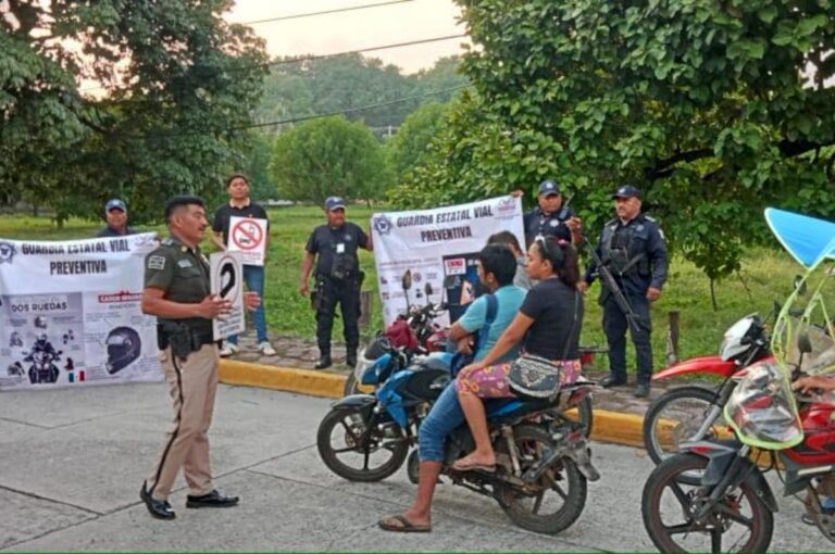 Impulsa SSP acciones de prevención vial en Chiapas