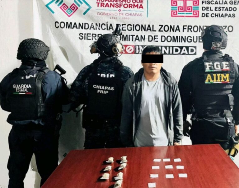 FGE obtiene vinculación a proceso contra presunto responsable del delito contra la salud