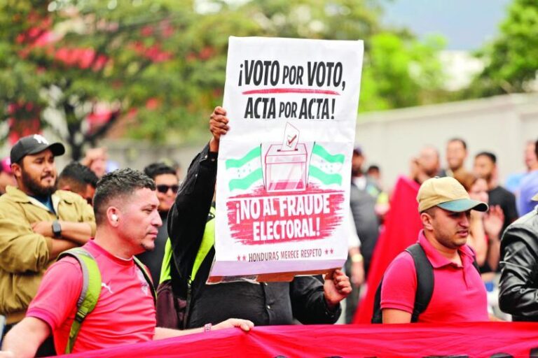 Caos electoral en Honduras por falla en el sistema; 18 días sin candidato ganador