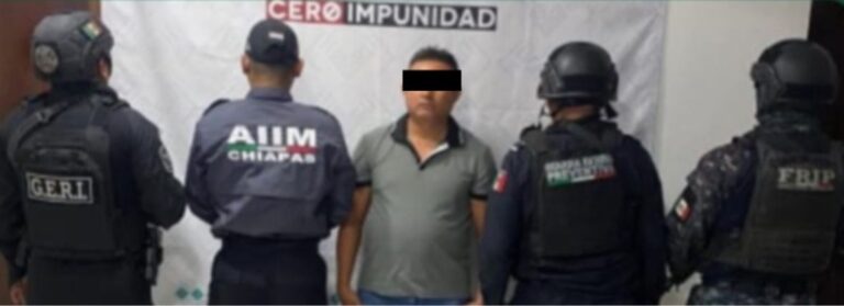 FGE y SSP aprehenden al presunto responsable de extorsión agravada