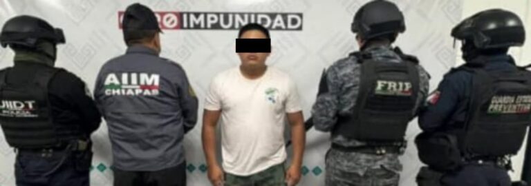 FGE y SSP aprehenden a presunto responsable de homicidio calificado en grado de tentativa