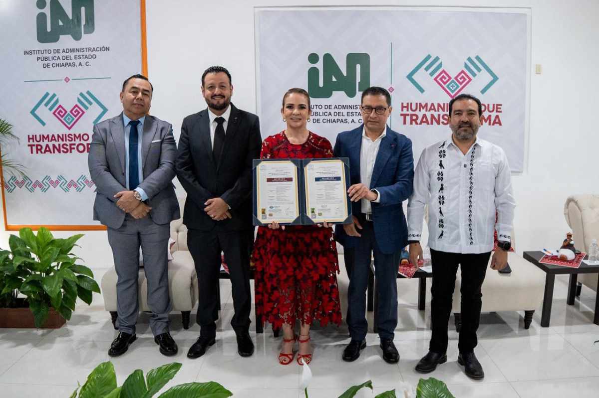 IAP Chiapas, certificado internacionalmente