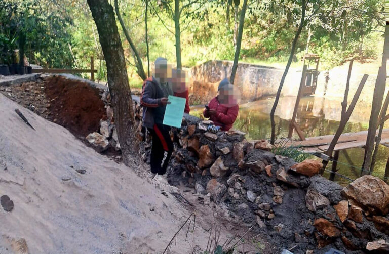 Clausuran obra irregular en zona ambiental del Parque El Encuentro