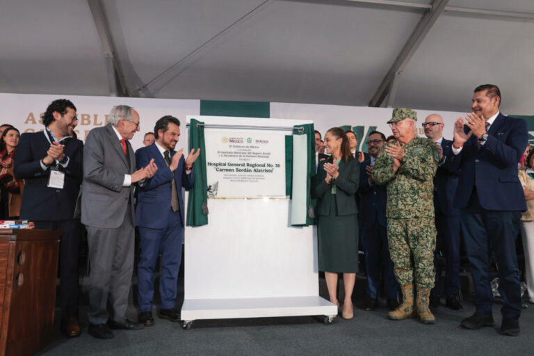Presidenta encabeza 116 asamblea del IMSS en Puebla e inaugura nuevo Hospital General Regional No. 36