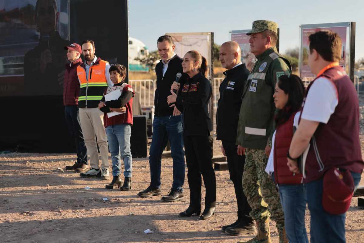Vamos a cumplir: Presidenta supervisa avance del 8 % en la construcción del Tren México – Querétaro
