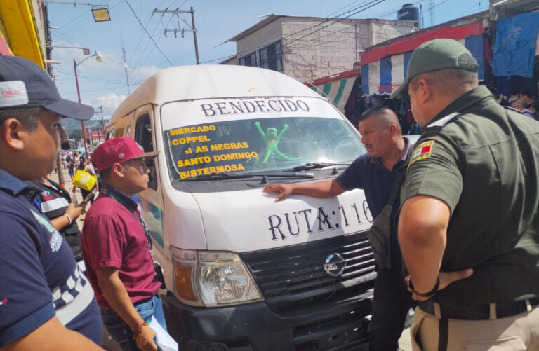 Realiza SMyT supervisión a unidades de transporte concesionado en Ocosingo
