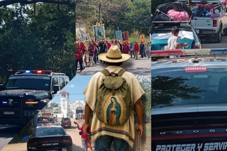 SSP brinda abanderamiento vial a peregrinos con rumbo a la CDMX