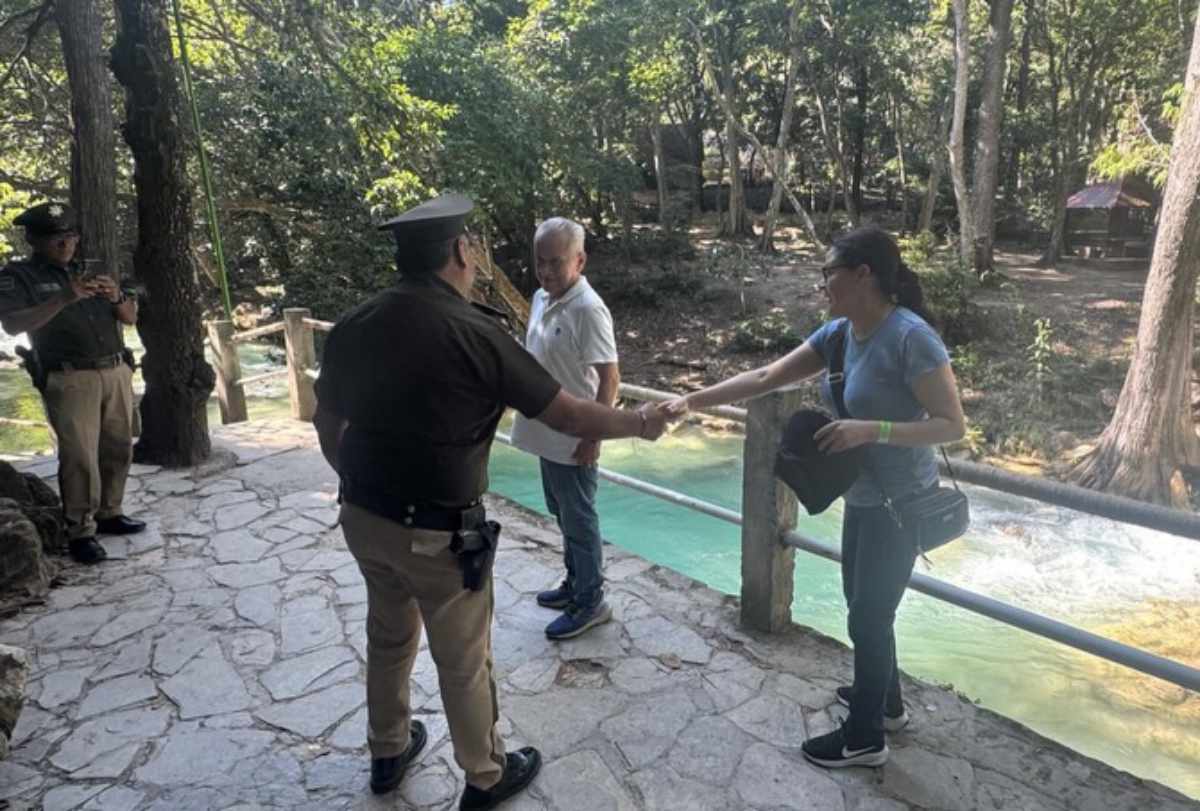 Refuerza SSP lazos de confianza con el turismo que visita Chiapas
