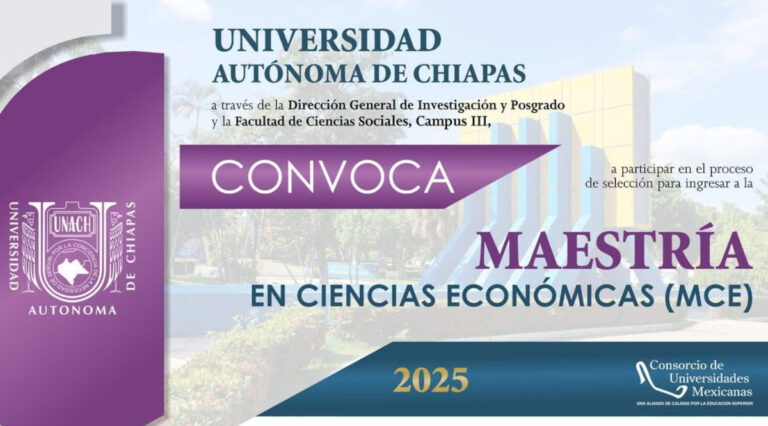 Abierta la convocatoria para cursar la Maestría en Ciencias Económicas