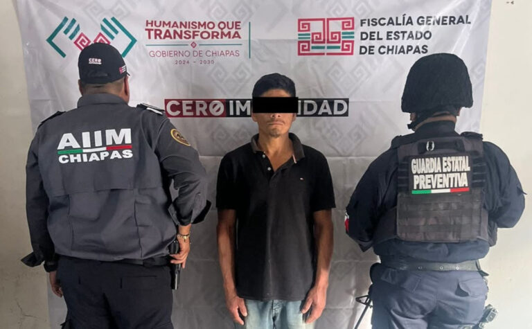 FGE y SSP aprehenden a presunto responsable de violencia familiar agravada