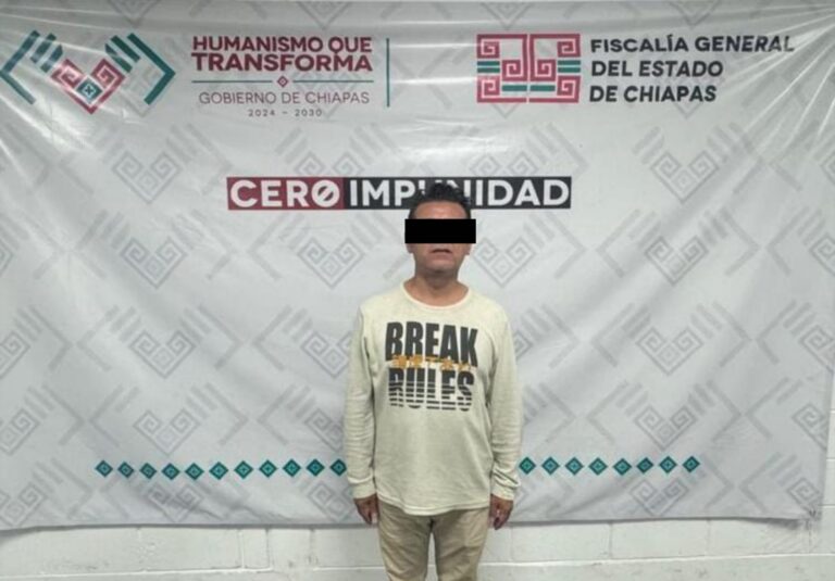 FGE y SSP aprehenden a presunto responsable de violencia familiar equiparada