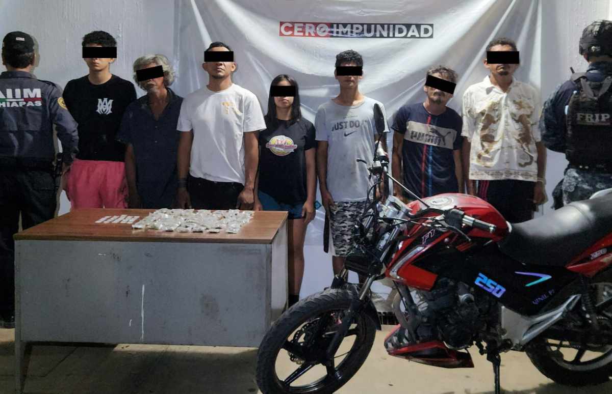 En cateo, Grupo Interinstitucional detiene a 7 personas y asegura narcóticos en Tapachula