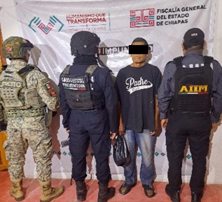 FGE y SSP aprehenden a presunto responsable de homicidio calificado en grado de tentativa