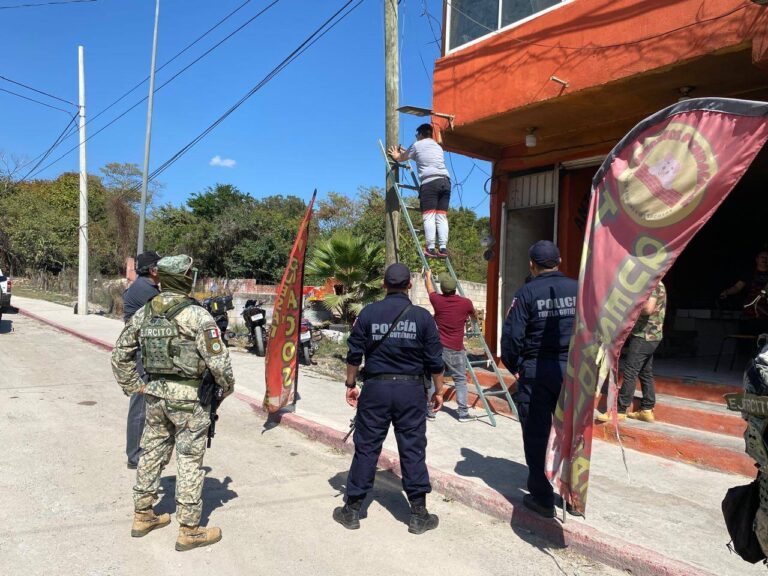 FGE retira cámaras de videovigilancia irregulares en Tuxtla Gutiérrez