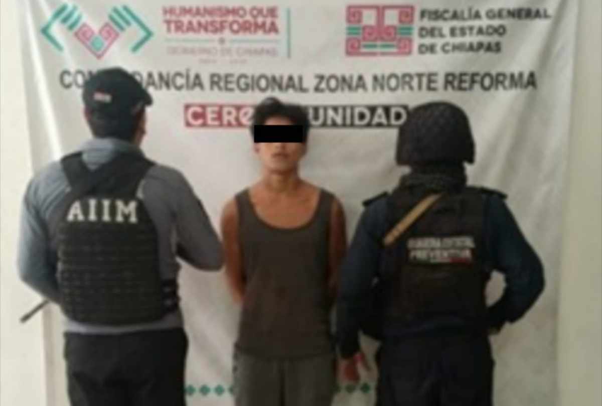 FGE y SSP aprehenden a presunto responsable de homicidio calificado en grado de tentativa