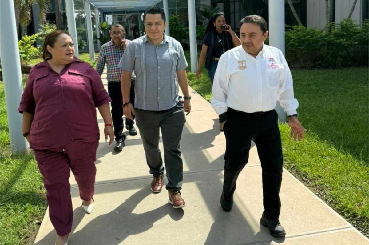 Visita Moreno Guillén, instalaciones del Poder Judicial Federal en Tapachula