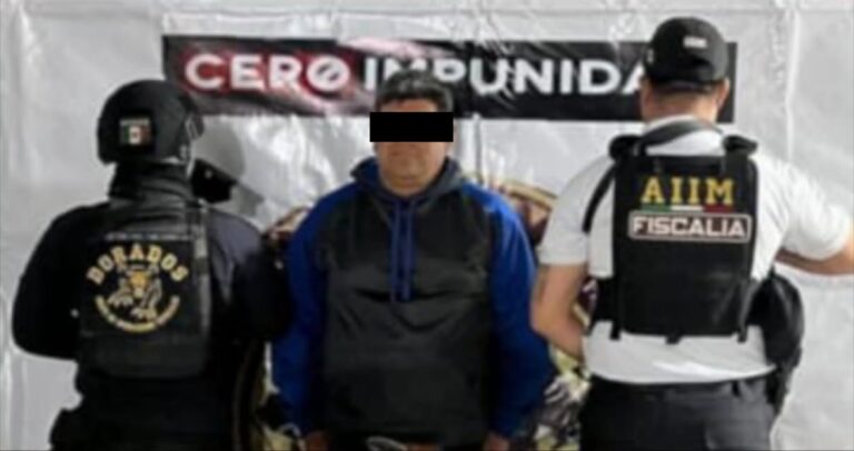 FGE y SSP aprehenden a presunto responsable de homicidio calificado