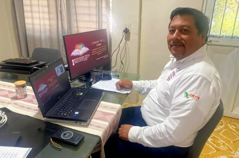 Docentes del Cecytech participan en el 1er Encuentro Virtual Nacional de Pensamiento Matemático