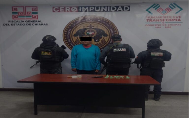 Grupo Interinstitucional detiene a una persona por el delito contra la salud